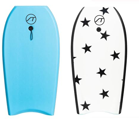 Quiksilver ST Comp Azur Bodyboard BRD0-Ensign Blue 42in - Beginner, Intermediate, Expert Super Lightweight Premium - Ideal for Kids and Adults - with Adjustable Leash