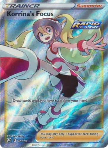 Korrina's Focus - 160/163 - Full Art Ultra Rare - Schwert & Schild - Kampfstile