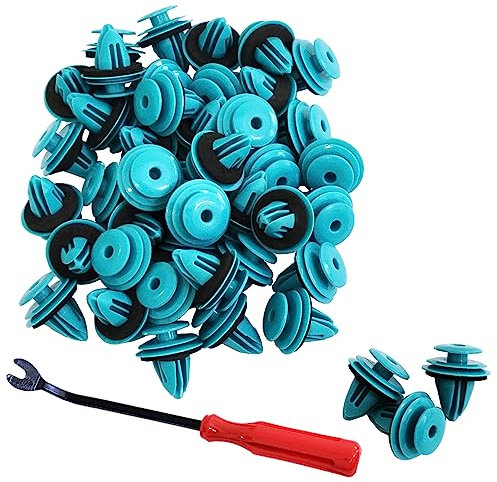 Lot de 150 clips de fixation pour panneau de porte de voiture Toyota Corolla Camry Sequoia Tundra Tacoma 90467-10188 avec extracteur de fixation