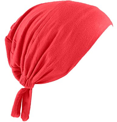 Turban Damen Sommer Strand,Bonnet Kopftücher Schal Hut Kopfbedeckung Schlafmütze Muslimisches Chemotherapie-Kappe Kopftuch Baumwolle Turban Mütze Muslim Hijab Beanie Chemo für Krebs Haarausfall Chemo