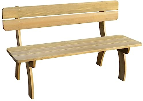 Tidyard Gartenbank Terrassenbank Parkbank Sitzbank Holzbank Balkonbank 2 Sitzer Bank Gartenmöbel Bank für Balkon, Terrasse & Garten, 150 cm Imprägniertes Kiefernholz
