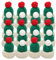 EXCEART 20 Stück Mini Santa Hüte Mini Strickmütze Weinflasche Deko Hut Puppe Hut Weihnachten Flaschen Abdeckung für Hamster Weinflasche Christbaumschmuck DIY Handwerk Gemischte Farbe