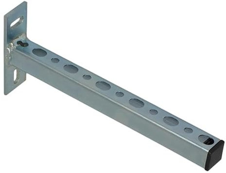 Universal Montagekonsole T-Typ Wandkonsole aus Verzinkt Stahl Profil 30x30mm. Halterung Wandhalter Winkelkonsole. Auslegerkonsole Schwerlastträger Träger. Schwerlastkonsole. (700 mm)