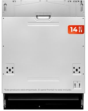 EVVO Lavavajillas integrable Di.2 PRO, 60 cm, Capaciadad 14 Cubiertos, Indicador luminoso fin programa, Programa Rápido 30 Minutos, 8 Programas, Bandeja superior Ajustable, Programa Media Carga