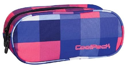 CoolPack Clever Cubic Case Pencil Case Large Pencil Case Desk Organiser with Zip Design, Multicoloured, School Pencil case