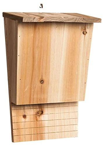 Grand nichoir pour Chauve-Souris pour l'extérieur, nettoyez Votre Jardin des moustiques, Grand nichoir d'extérieur pour Chauve-Souris, abri vissé Non traité pour l'été et l'hiver
