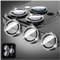 LucBuy Protezione per Fotocamera Compatibile con iPhone 11 Pro/iPhone 11 Pro Max, Copertura per Obiettivo Della Fotocamera in Vetro Temperato Diamond, Anelli Metallici Autoallineanti Individuali
