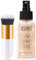 Liquid Highlighter Spray Body Glitter Oil, Ultrafeines Nebel Glitter Körper Highlighter Öl mit Make-up Pinsel, Langlebig Wasserfest Body Luminizer Schimmeröl für Gesicht Körper Bein (Champagner Gold)