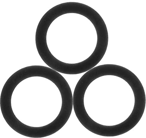 Angoily 3st Gummiring Für Schallplattenrad Kassettenrekorder Reparatur Eines Kassettenrecorders Hi8-reinigungsband Tonbandgürtel Für Recorder VHS-bandaufwickler Kassettengurte Black