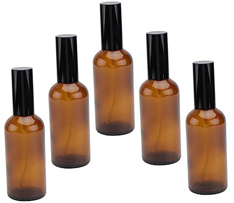 AUTSUPPL 5piezas Botellas De Spray Reutilizables Frascos Vacíos De Perfume Perfectos Para Viaje y Almacenamiento De Cosméticos