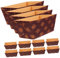 AUTSUPPL 25piezas Moldes De Papel Para Hornear Pan Bandejas Desechables Impermeables Para Pastel Moldes De Bizcocho De Alimenticio Para Panadería y Repostería
