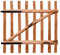 Zauntor für Staketenzaun, Gartenzaun Pforte Holztor Gartentür Gartenpforte Haselnussholz Hoftor, 100x100 cm