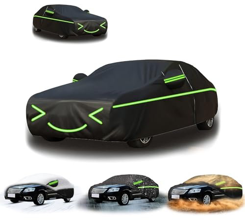 Autoplane Winter Für KIA Sportage SUV 2019-2023 2024, Autoabdeckung Winter, Auto Abdeckung Outdoor, Auto Garage Winter Autoplane Winter,Vollgarage Auto Winter Regen Schnee Sonne-w229