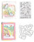 Regenbogen Einhorn Stempel und Stanzschablonen für Karten Herstellung, Geburtstag Stanzen Stempel und Briefmarken Set für DIY Scrapbooking Fotoalbum Dekorativ