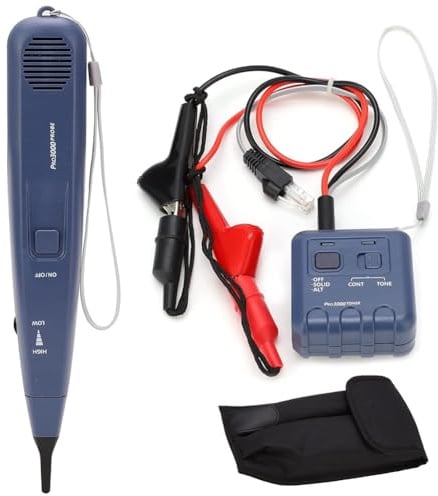 Cpolebev Pro3000 Tongenerator und Sondenset, SmartTone-Technologie, Tragbarer Telefonleitungs-Schaltkreisfinder