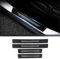 CBYUANHANG Car Door Sill Protector for VW Polo 6 (VI) 2021-2024 Accessories, 4 Pcs Carbon Fibre Car Sill Protectors Strips Welcome Pedal Protector Cover