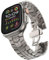 OBAEHH Correa de acero inoxidable para Apple Watch Ultra 2 Band 49 mm 45 mm 44 mm 42 mm, correa de metal con cierre plegable para Apple Watch Series 9 8 7 6 5 4 3 2 1 Ultra/Ultra 2 Men(DP-Titanium)