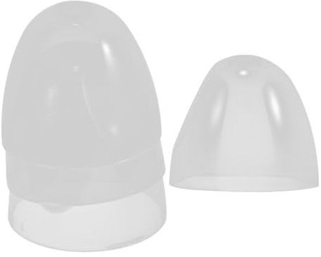 4 Pcs Baby Bottle Replacement Caps Wide Neck Plastic Sealing Discs