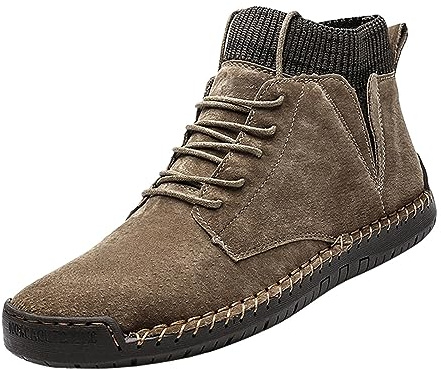 Scarpe Uomo Invernali - Scarpe da Uomo Leggere Sneakers Corsa Traspirante Camminata Tennis Sneaker Lavoro Air Nero Trekking EU 42