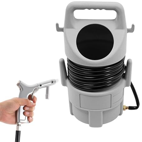 Portable Sand Blaster Gun Kit - 50Lbs Capacity Pneumatic Sandblaster with 14.7ft Hose, Sand Blasting Equipment for Rust Removal, Car Repair & Metal Surface Treatment, Heavy Duty Sandblasting Machine