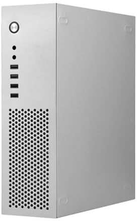 YPBEW A10 Miniatura Desktop Computer Case Metallo con Ventilazione Strategica per Hardware Stabile Opera Verticale/Orizzontale Computer Chassis
