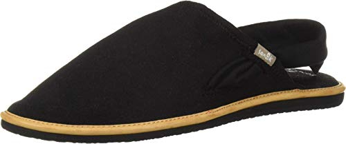 Sanuk Damen Yoga Sling Cruz Wolle Sandale, schwarz, 41 EU