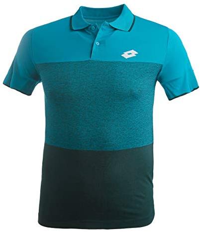 Lotto Herren, Tech SML Polo Petrol, Blau, M Oberbekleidung, M