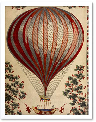 Fine Art Prints Le Vaulx Origins Bucheinband, Kunstdruck, gerahmtes Poster, Wanddekoration, 30,5 x 40,6 cm