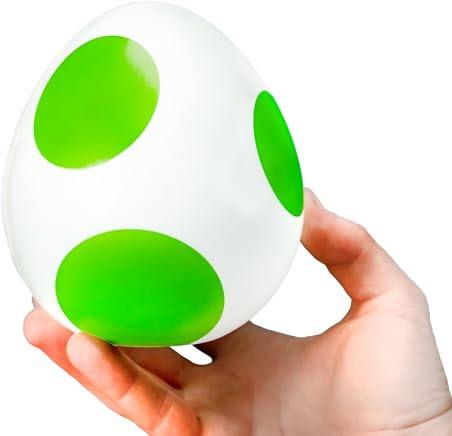 Paladone Super Mario Yoshi Egg Light – Mini LED Desk Light, USB Powered, Official Nintendo Merchandise, Gaming Room Decor