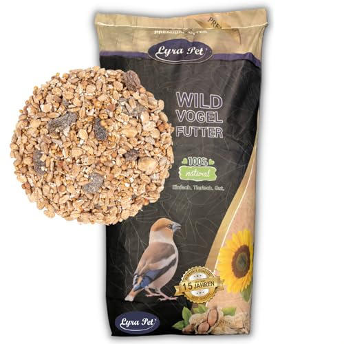 Lyra Pet® | 10 kg Fettfutter | Neue Ernte | Vogelfutter für das Ganze Jahr | Premium Wildvogelfutter | Energie für Wildvögel | Hochwertige Zutaten | Nährstoffreich & Fetthaltig | Für Gartenvögel