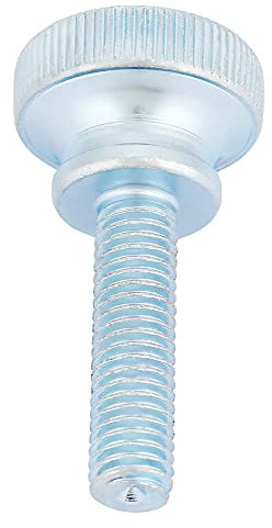 10Pcs Vis M8 Vis à Main M8 Vis à Main en Acier au Carbone Vis à Tête Moletée Plaqué Zinc(M8*25(10pcs))
