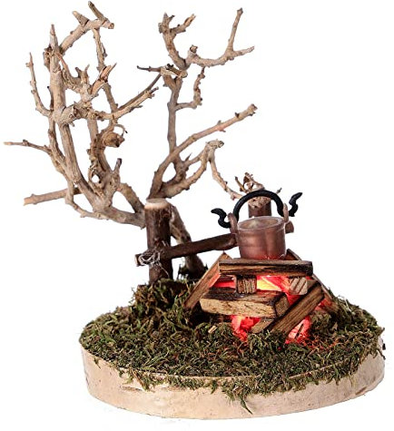 Holyart VERO flackerndes Feuer mit Topf, 8-10 cm