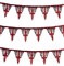Smiffys Union Jack Stoffwimpel, Druck im Vintage-Stil, 3 Meter, Satin