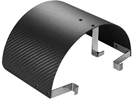 Viudecce Cono di Aspirazione Aria Fredda per Auto Sport Copertura Filtro Aria Movimento Aria Scudo Termico Fibra di Carbonio