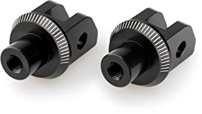 Puig 20996N Adaptor Rider Footpeg Black