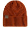 KNIT FACTORY - Sally Mütze - Strickmütze für Damen und Herren - Beanie - Wintermütze mit Wolle - Robusten Look - Hochwertige Qualität - Terra
