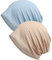 XYIYI Damen Mütze Chemo Hut Slouchy Kopfbedeckungen Kopf Wraps Krebshüte (2Stück Beige Blau-AA), Einheitsgröße