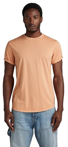 G-STAR Herren Lash Overdeyed T-Shirt Orange (Peach Bloom gd D16396-2653-G385) S