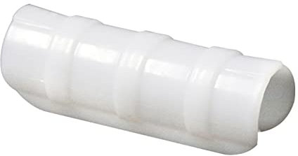 Oniissy Clip per serra, clip per piante, 19/20/25 mm, clip di fissaggio per tubi, copertura per file, tunnel in rete, per giardino, fattoria, serra, confezione da 20, colore bianco, 20 mm