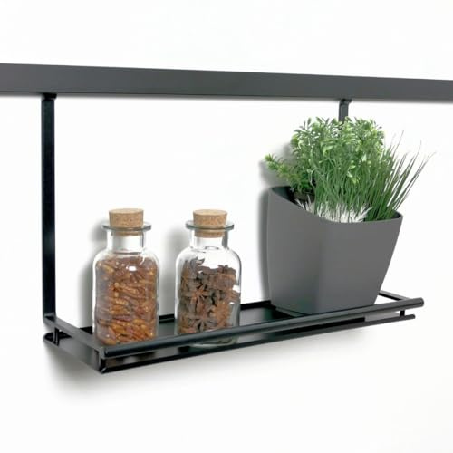 SOTECH Kesseböhmer Linero Style Universalablage schwarz 440 x 150 x 271 mm | zum Einhängen Nischensystem von SOTECH