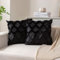 Ci & Ci 2er Set Boho Deko Kissenbezug 40x40 cm, Schwarz Kissen Sofakissen Dekokissen Zierkissen, Flauschig Kissenbezüge Kissenhülle für Sofa Couch
