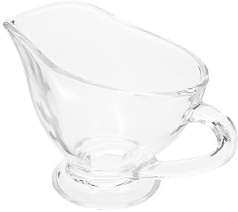 Cabilock Saucière En Verre De Qualité Restaurant Avec Bec Verseur Facile - Bol À Condiments Parfait