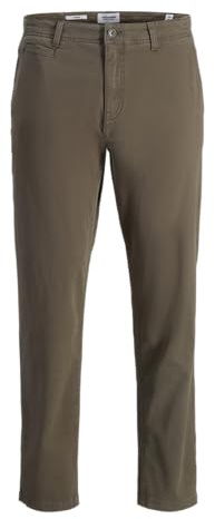 Jack & Jones Men's Jpstace Harlow Chino Noos, Crocodile, 31 W/36 L