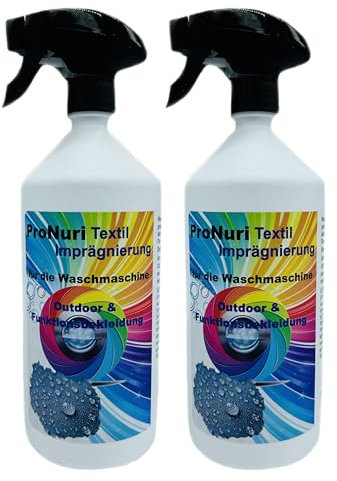 2x 1 L Textil Imprägniermittel Imprägnierung Waschmaschine Handwäsche