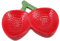 Gatuida Vaisselle en céramique assiette fruitière plat à fruits plat en forme de fraise plat à dessert assiettes de service vaisselle créative pour les restaurants rouge
