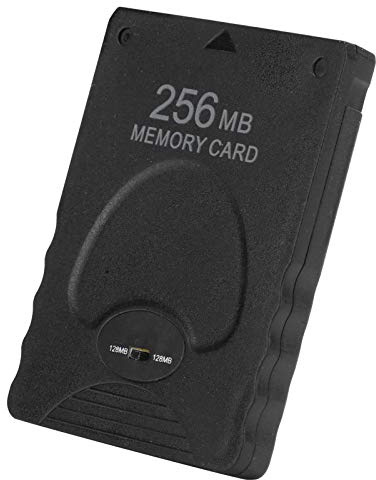 Julihai Official Memory Card of 256 MB Capacity for All Models, Accessory for Game Files (Black)