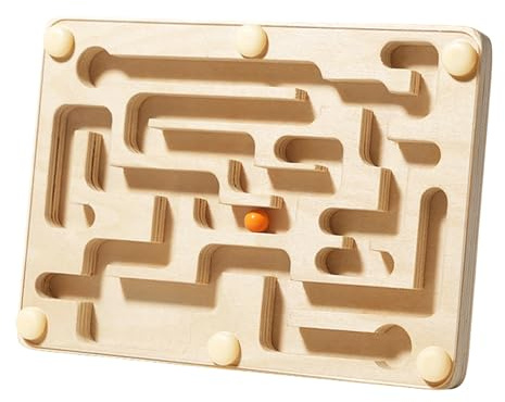 Maze Games,Fun Marble Baord Toy | Tilt Puzzle Game | for Kids Adults Logic Challenge Activity Concentration Travel Play