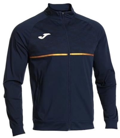 Joma Herren-Sportjacke mit langen Ärmeln, XS-3XL, atmungsaktiv, mit Seitentaschen, ideal zum Laufen und Trainieren, Record III