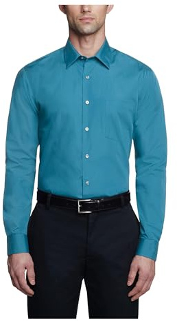 Van Heusen Herrenhemd, enganliegend, Popeline, einfarbig
