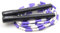 Corde à sauter de sport avec perles Freestyle – Longueur réglable, Violett/Weiss